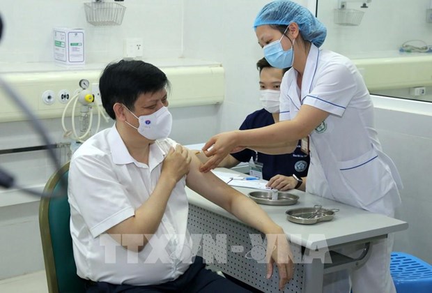 Covid-19 sécurité maximale pour la campagne de vaccination déployée au Vietnam